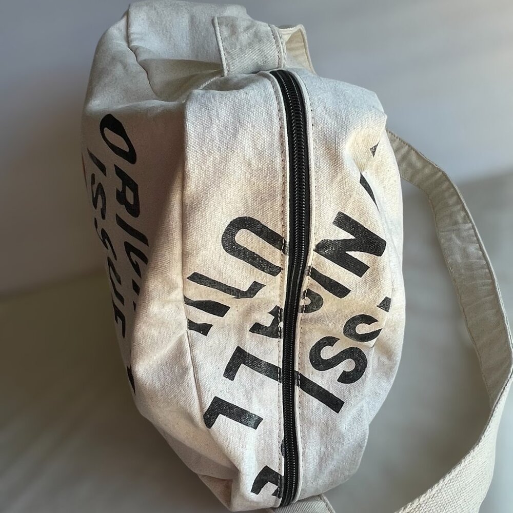 Canvas Crossbody Graphic "Original Issue All Utility" Bag by Indispensable Goods - Picture 3 of 8